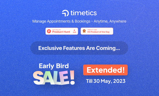 Timetics WordPress appointment booking plugin back with 5 new features