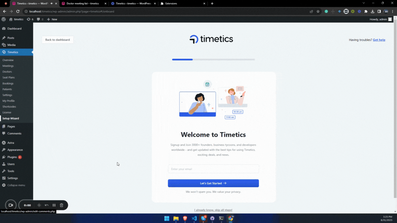 Niche-based solution in Timetics WP