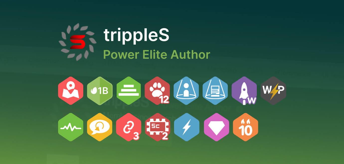 TrippleS Sales Analytics badges