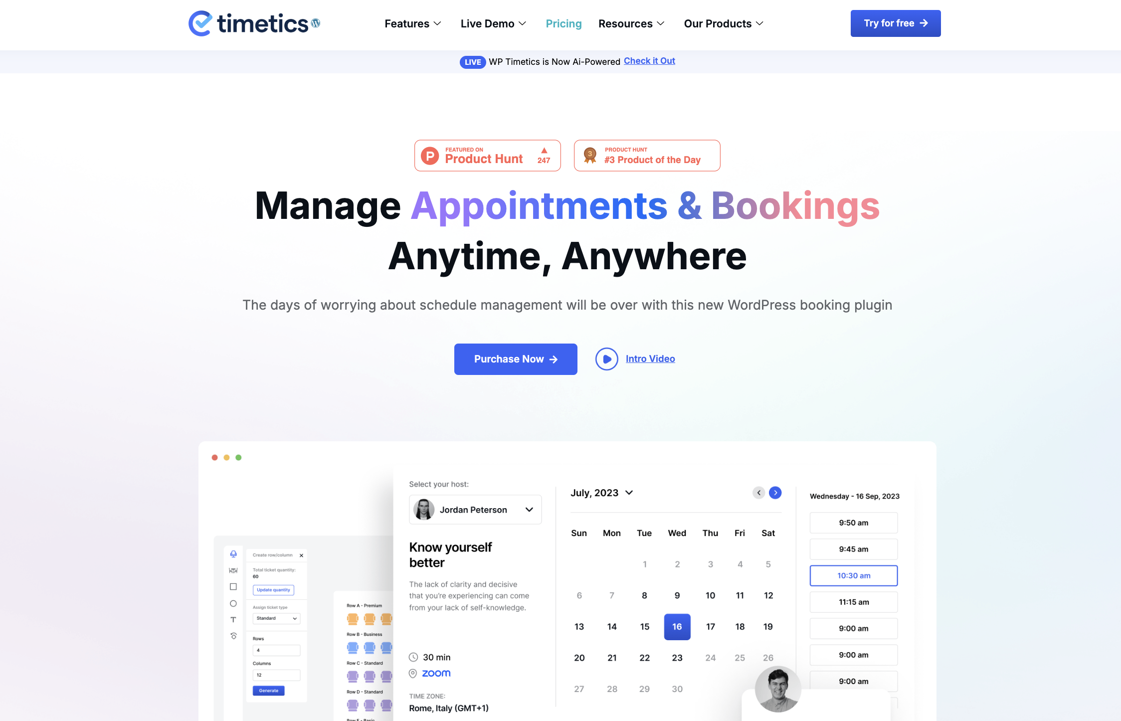 Manage Appointment and Booking in WordPress Website with WP Timetics