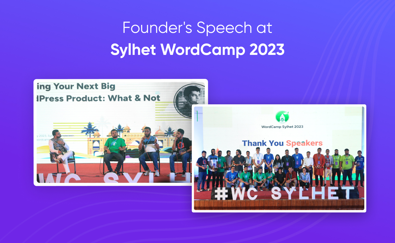 Ehsan Riyadh at WordCamp Sylhet 2023