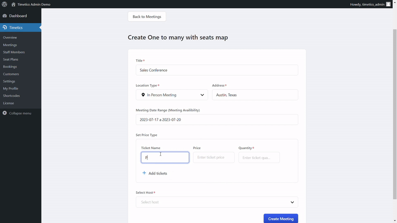 set_one_to_many_meeting_with_Seat_maps_with_WP_Timetics