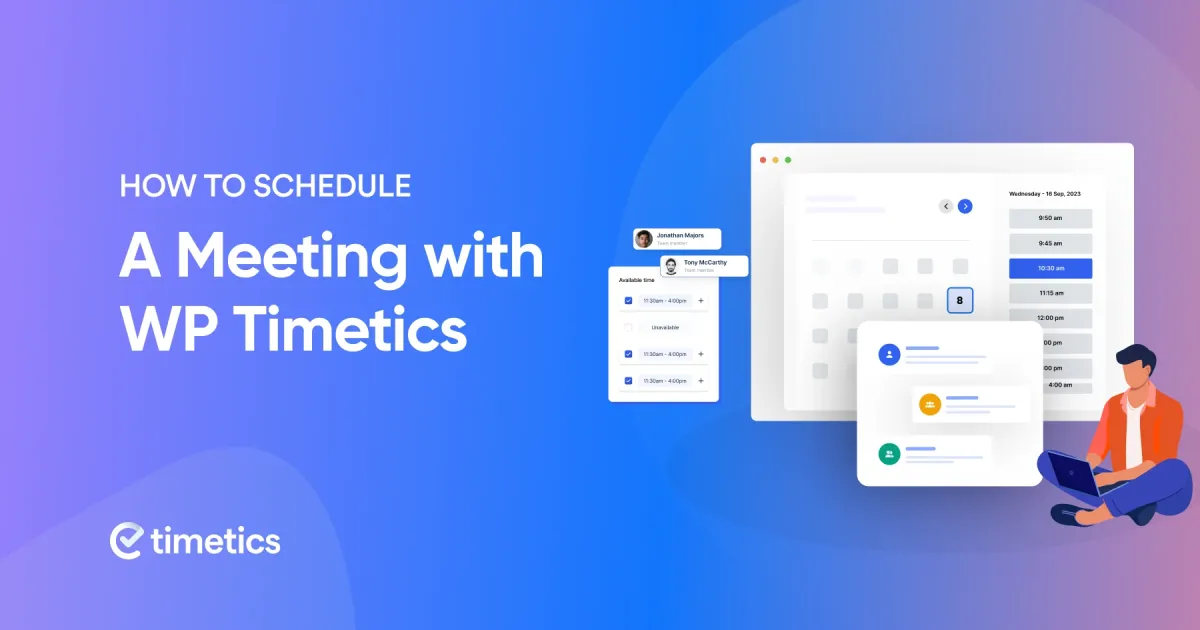 How to Schedule a Meeting With WP Timetics