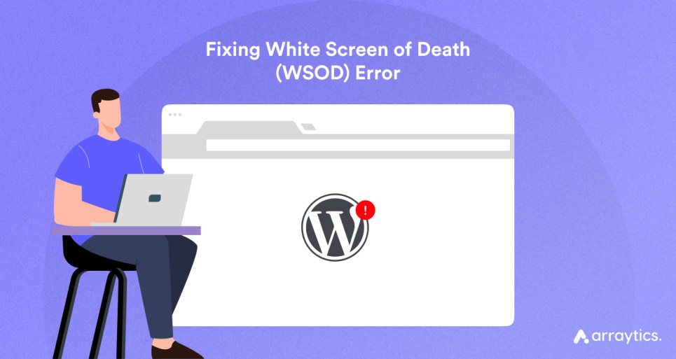 an_image_on_fixing_white_screen_of_death_error_in_WP