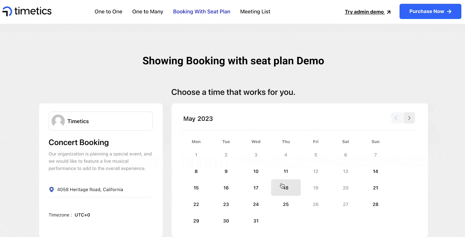 setting_multiple_meeting_sessions_with_seat_plan_by_WP_timetics