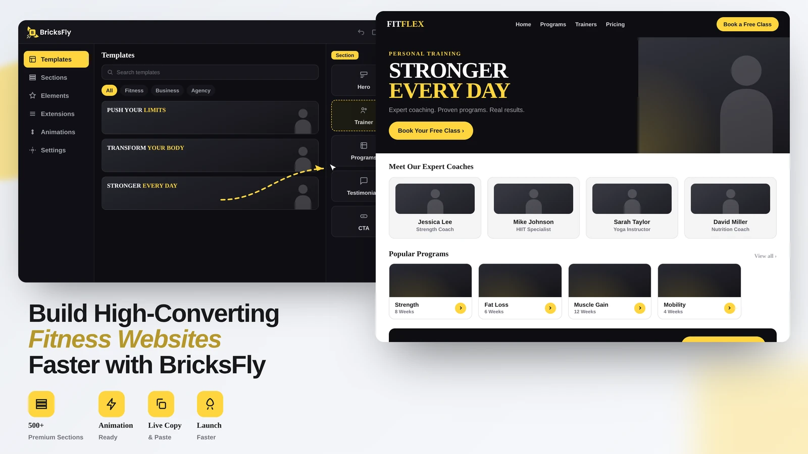 BricksFly for Bricks Builder