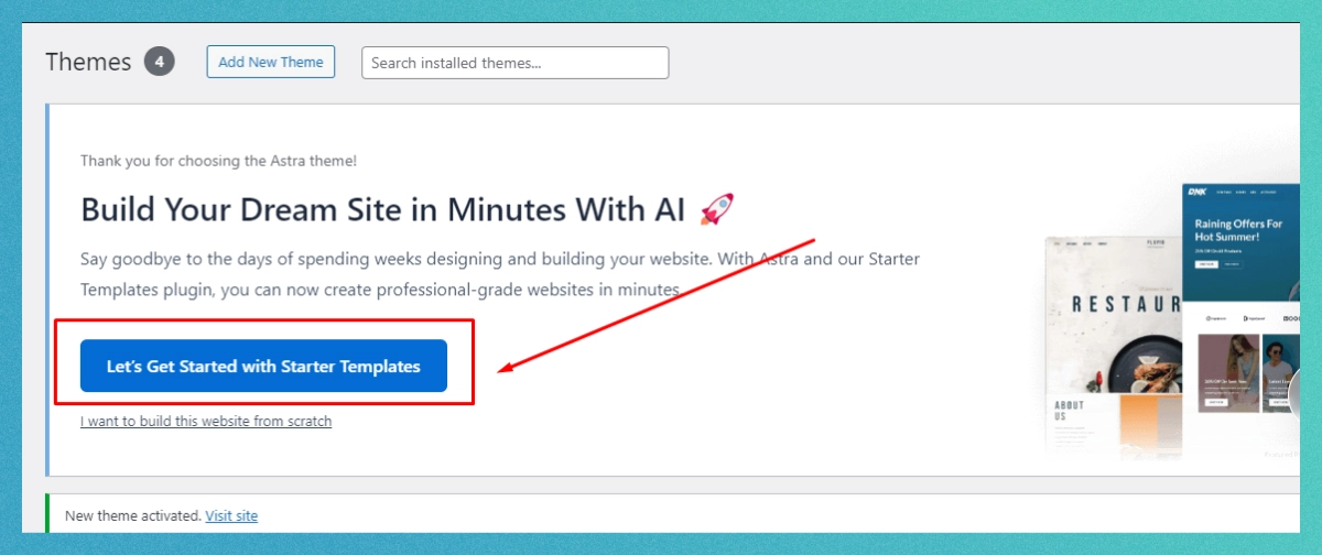 Import a Starter Template (Optional but Recommended)