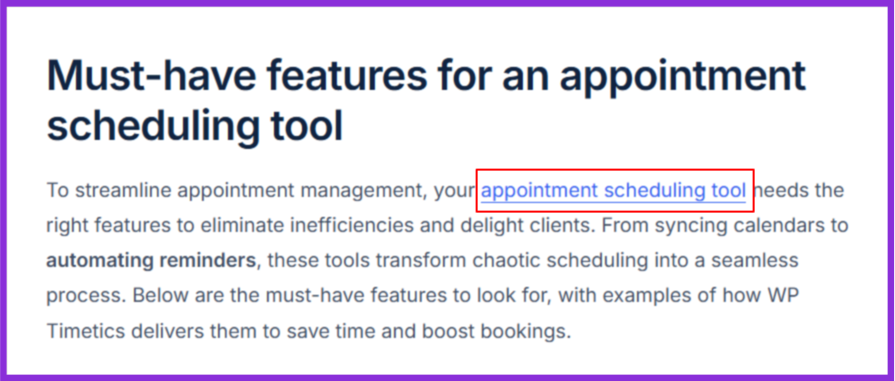 Add internal links to high-traffic pages
