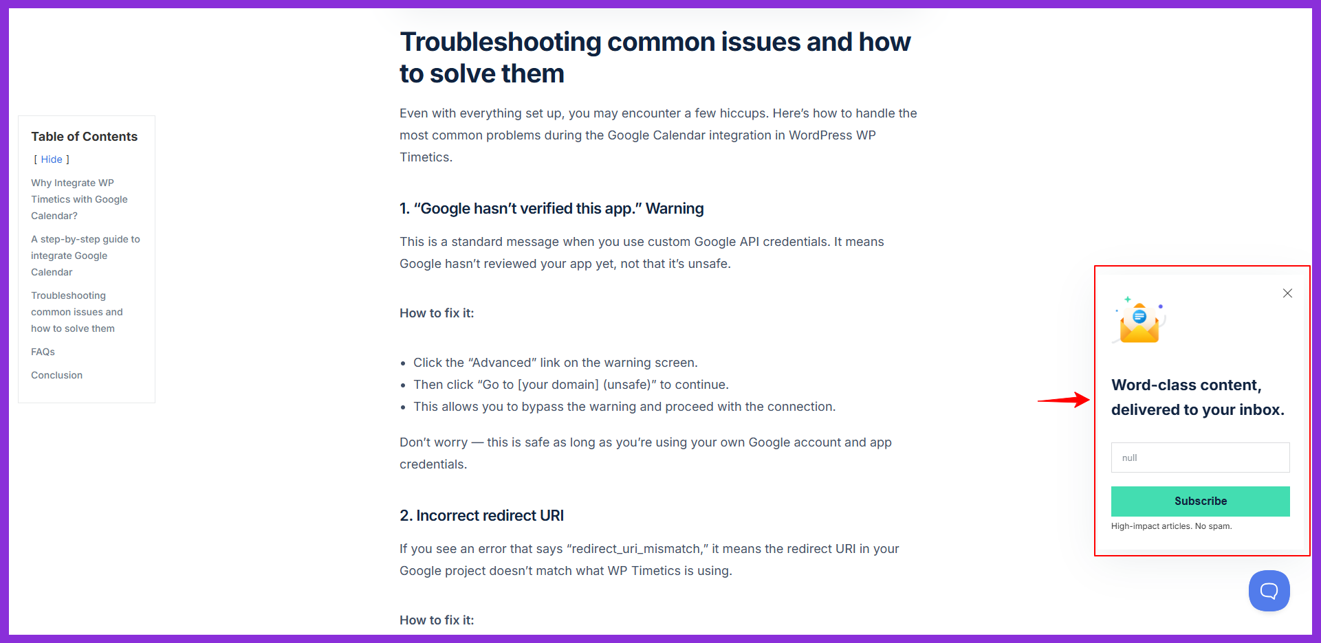 Build email list with lead magnets and popups
