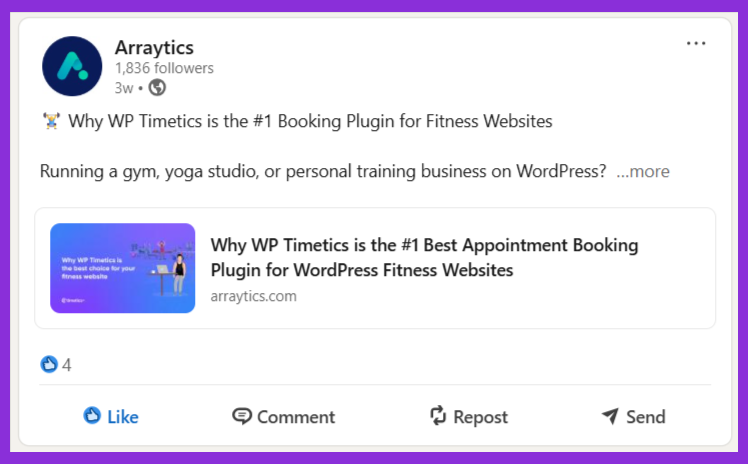 Promote every blog post