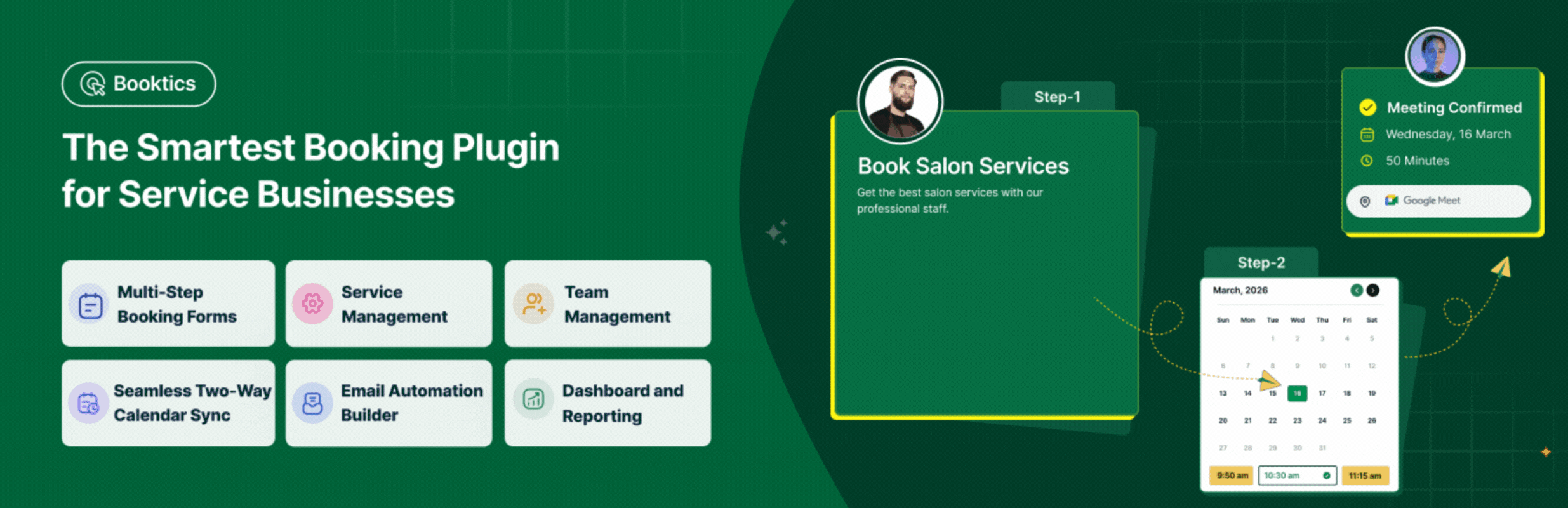 best for service-based bookings
