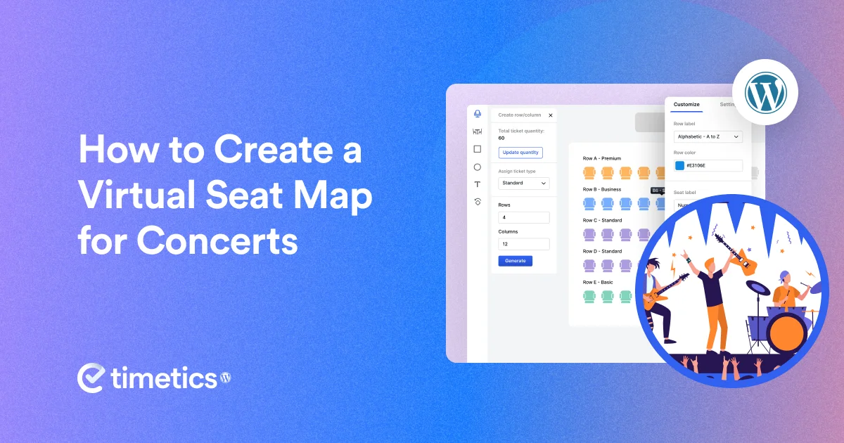 how to create a virtual seat map for concerts