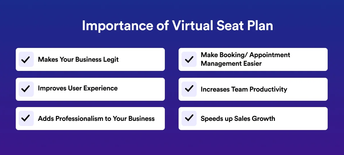 importance of virtual seat plan