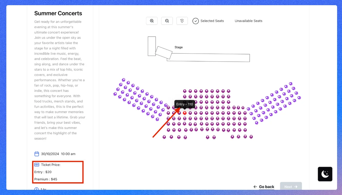 ticket details syncing