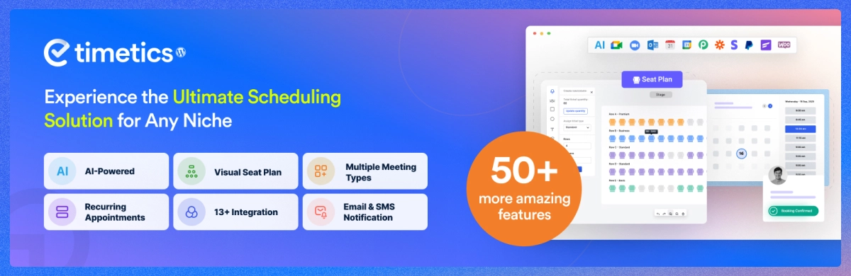 WP Timetics - AI-Powered Booking System