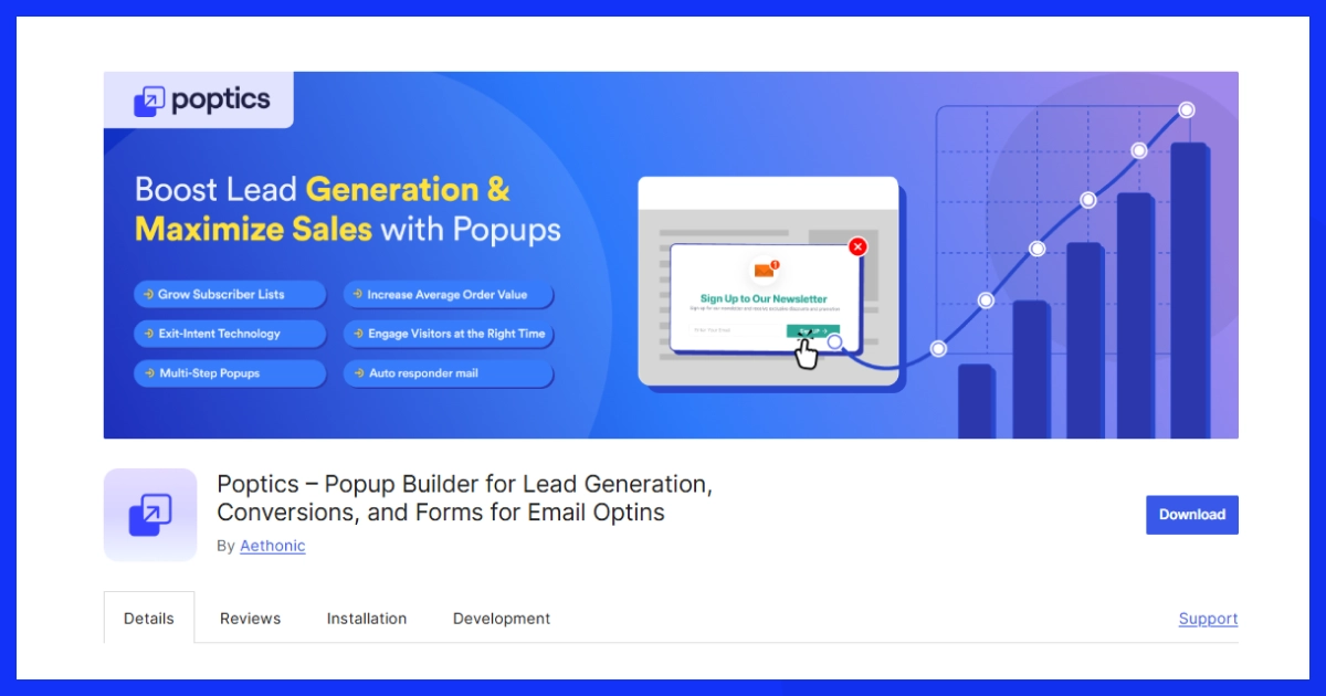 Poptics Popup Builder