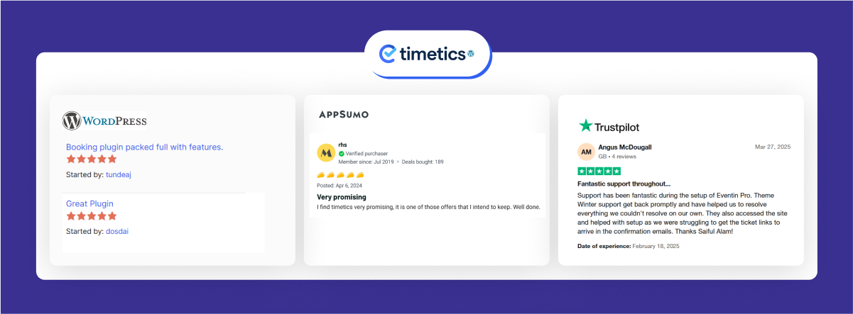 WP Timetics Review