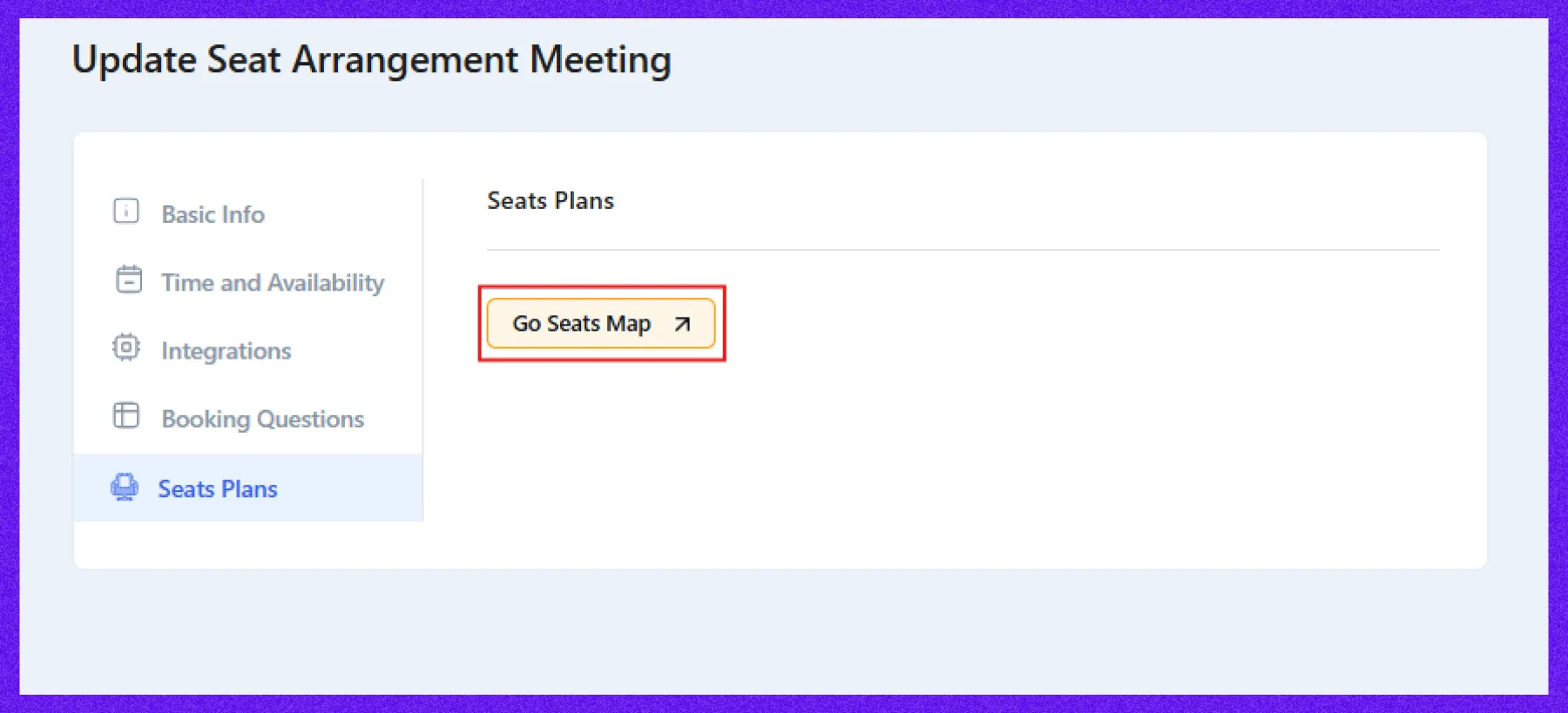 go to seat map