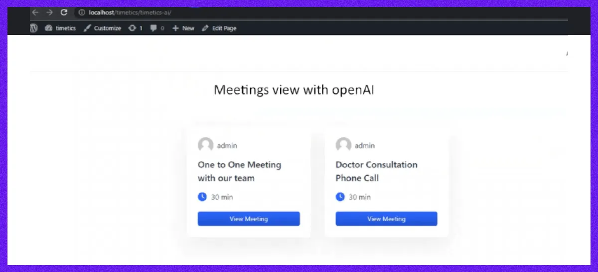 meeting view with AI