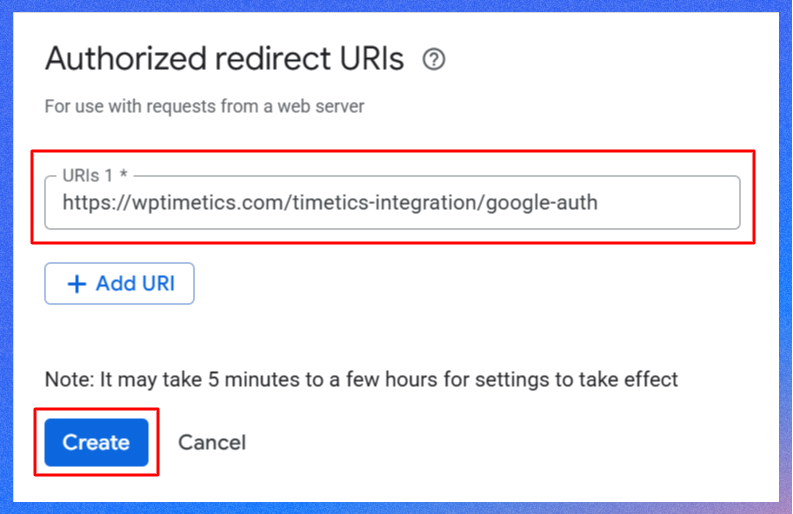 Copy the URL and paste it