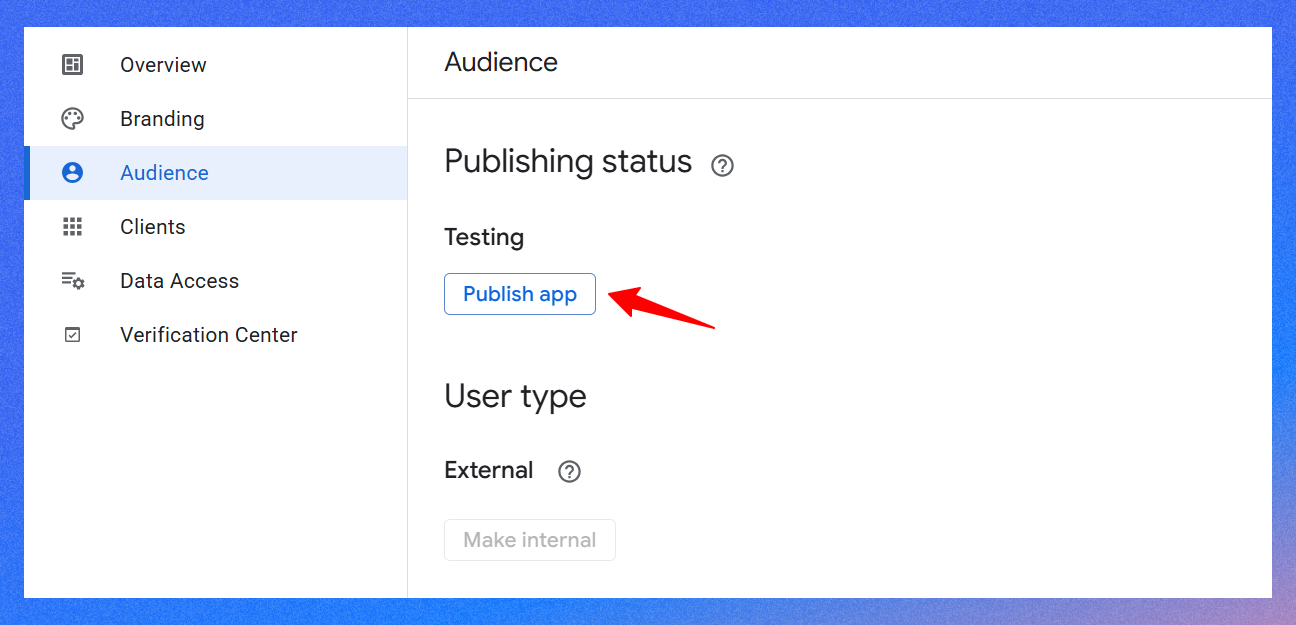 Publish the App