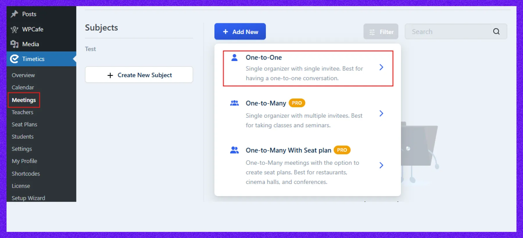 start from your wordpress dashboard