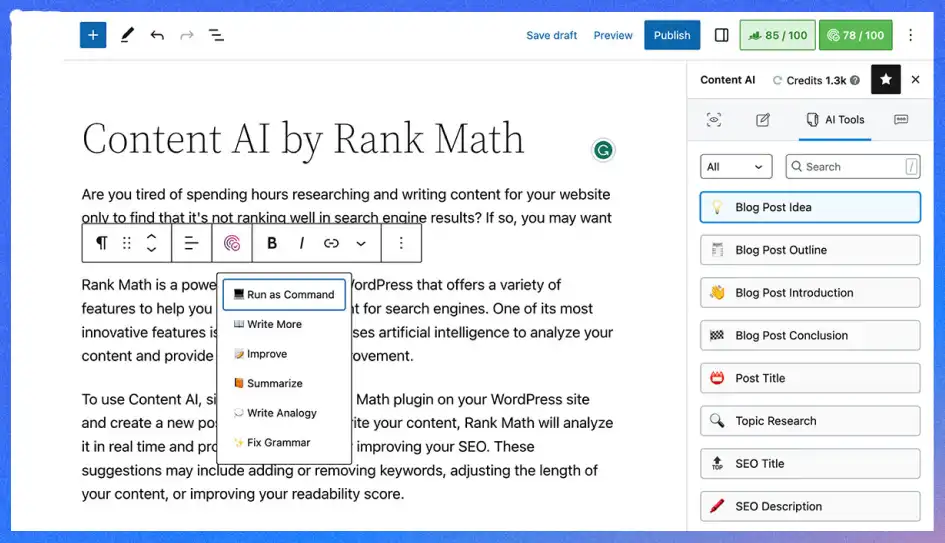 Automatic SEO optimization and keyword research