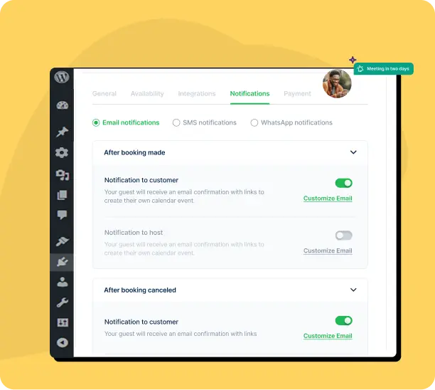 Manage Bookings