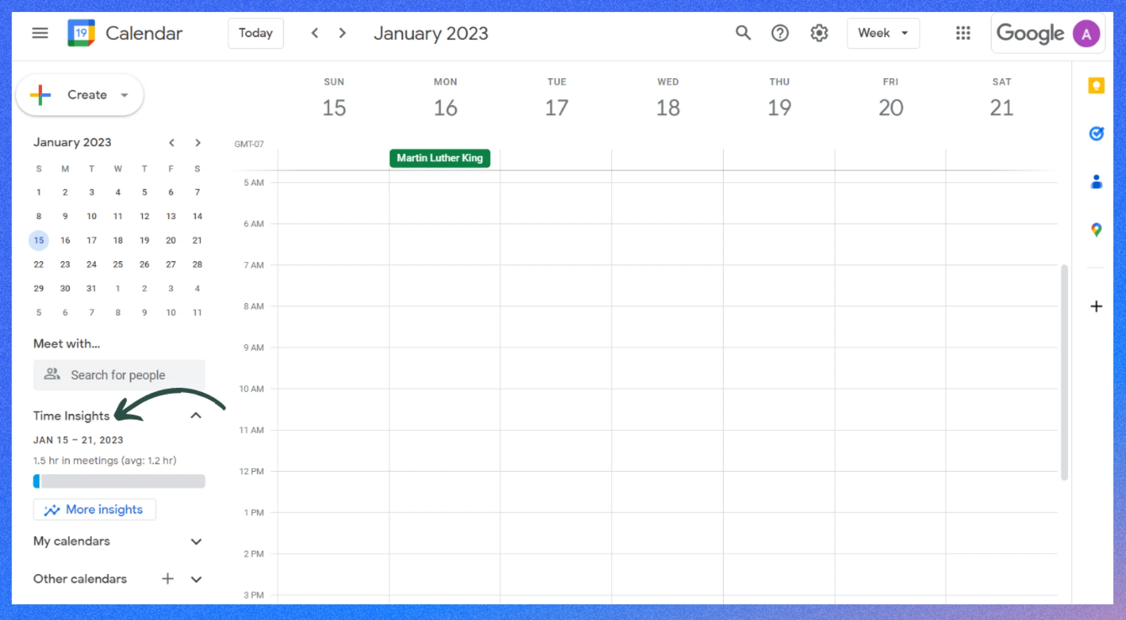 Tip 13: Use time insights for better time management