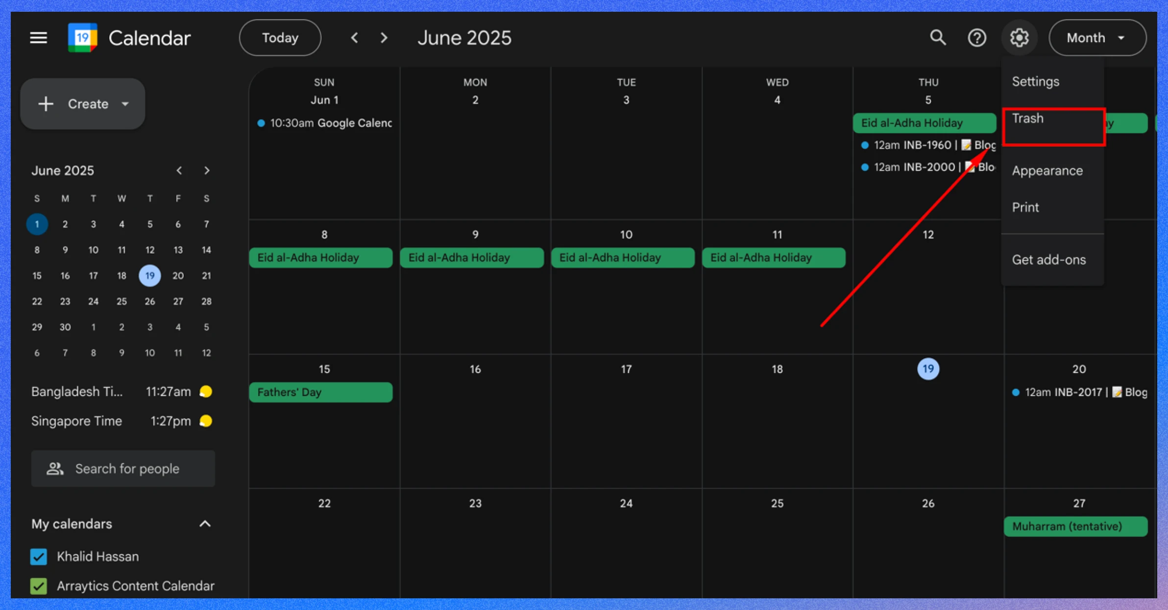 Tip 15: Restore deleted events with ease for quick recovery