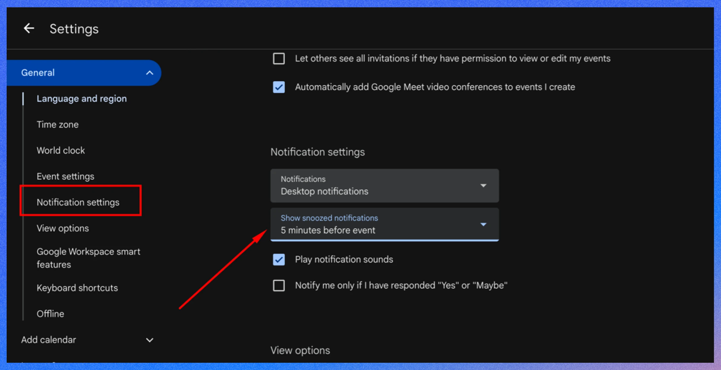 Tip 5: Use smart notifications & default reminders for staying on schedule