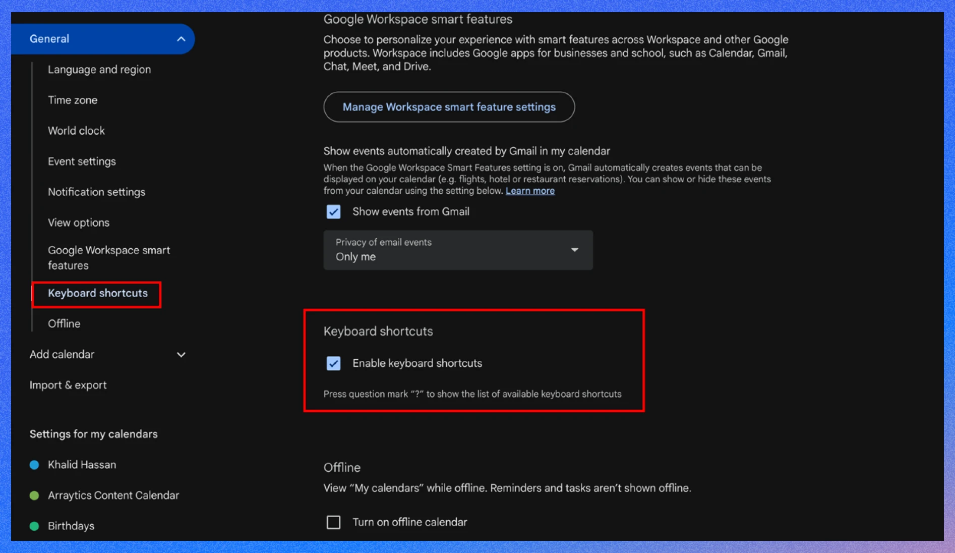 Tip 8: Adopt the keyboard shortcuts for faster navigation