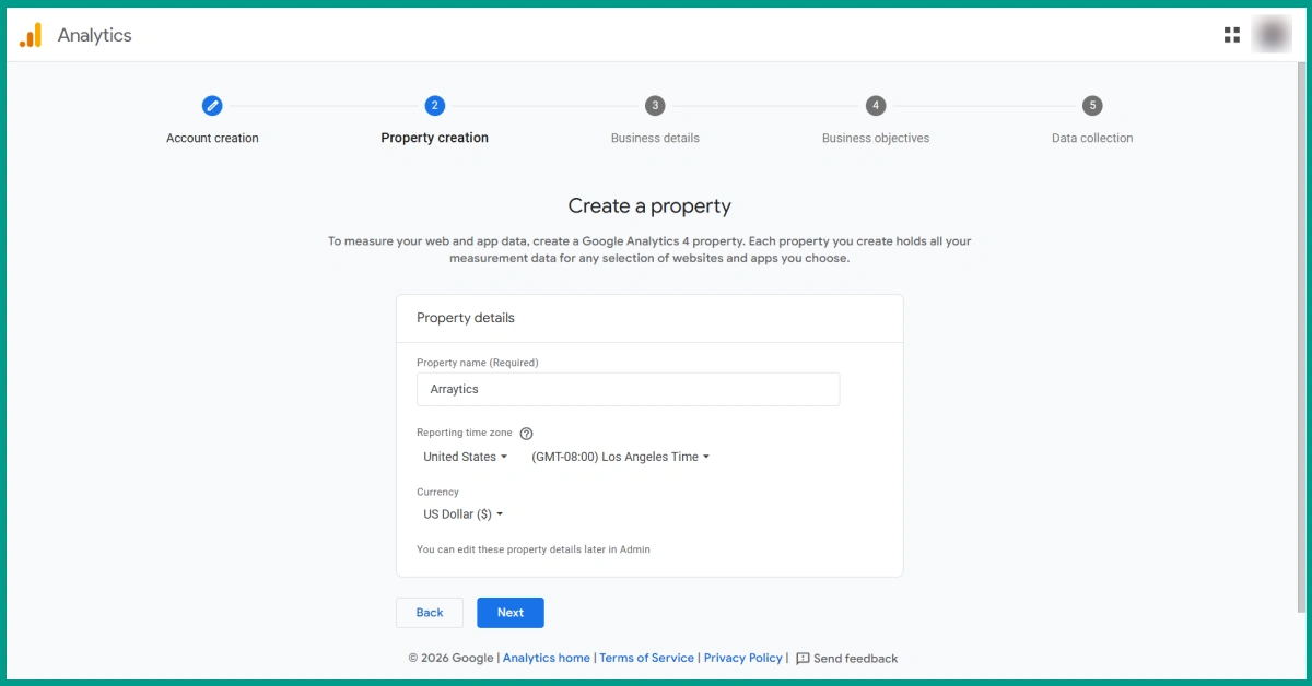 Create a New Property