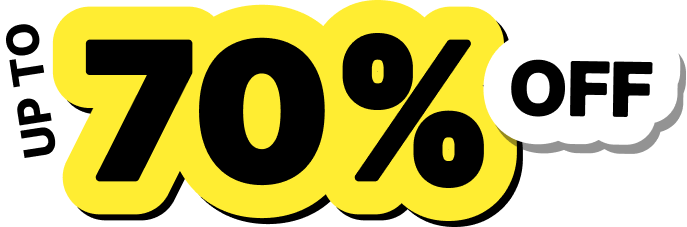 UP to 70%