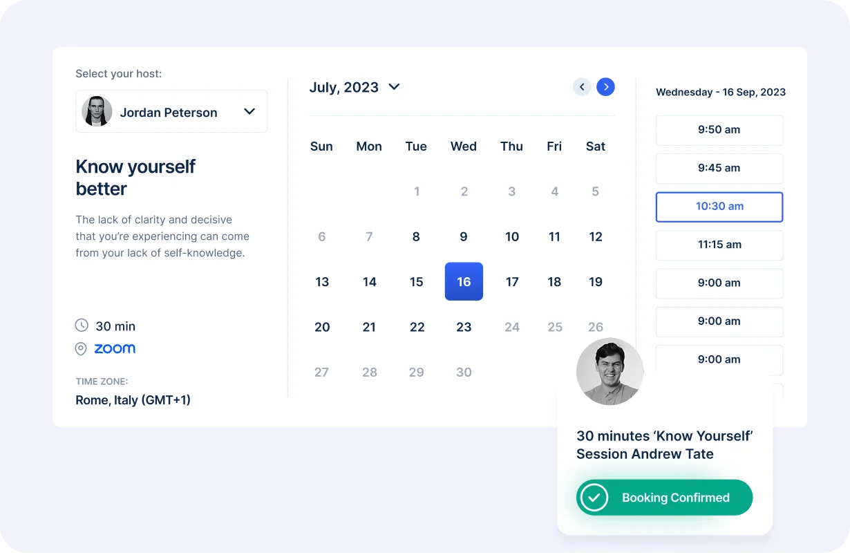 Custom Booking Forms