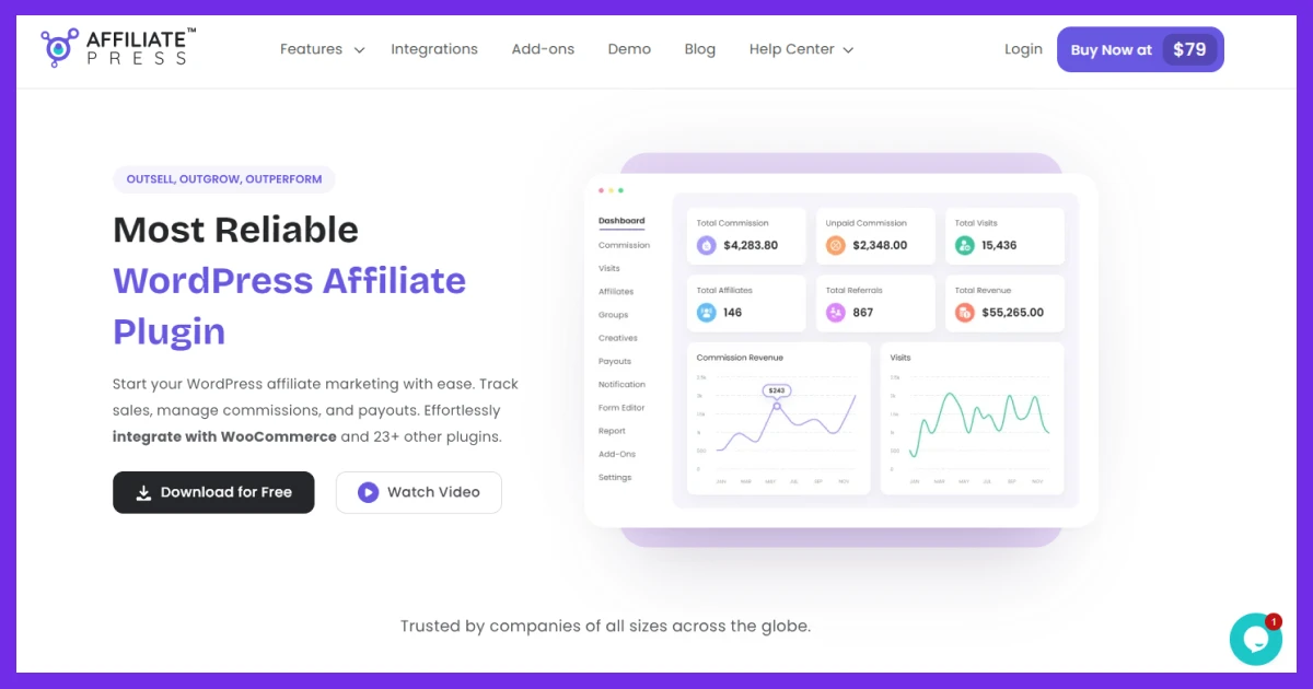 AffiliatePress: Best WordPress affiliate plugins