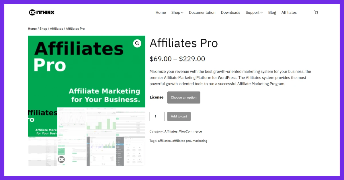 Affiliates Pro by itthinx