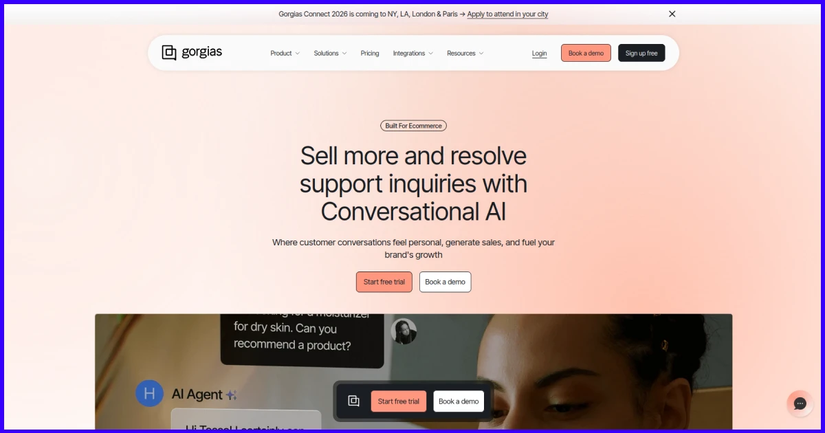 Gorgias helpdesk