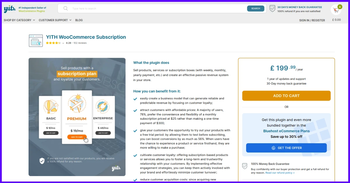 YITH WooCommerce Subscription