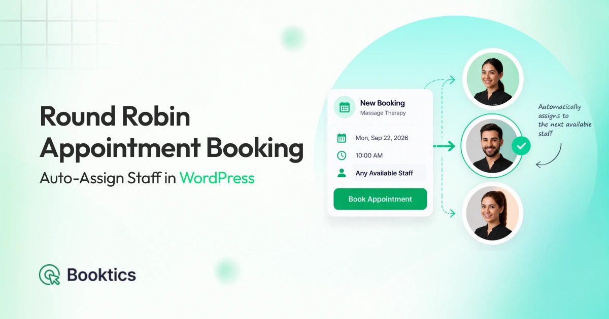Round Robin Appointment Booking in WordPress