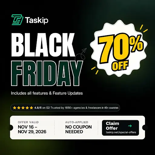 Taskip Black Friday Deal